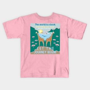 Let the journey begin Kids T-Shirt